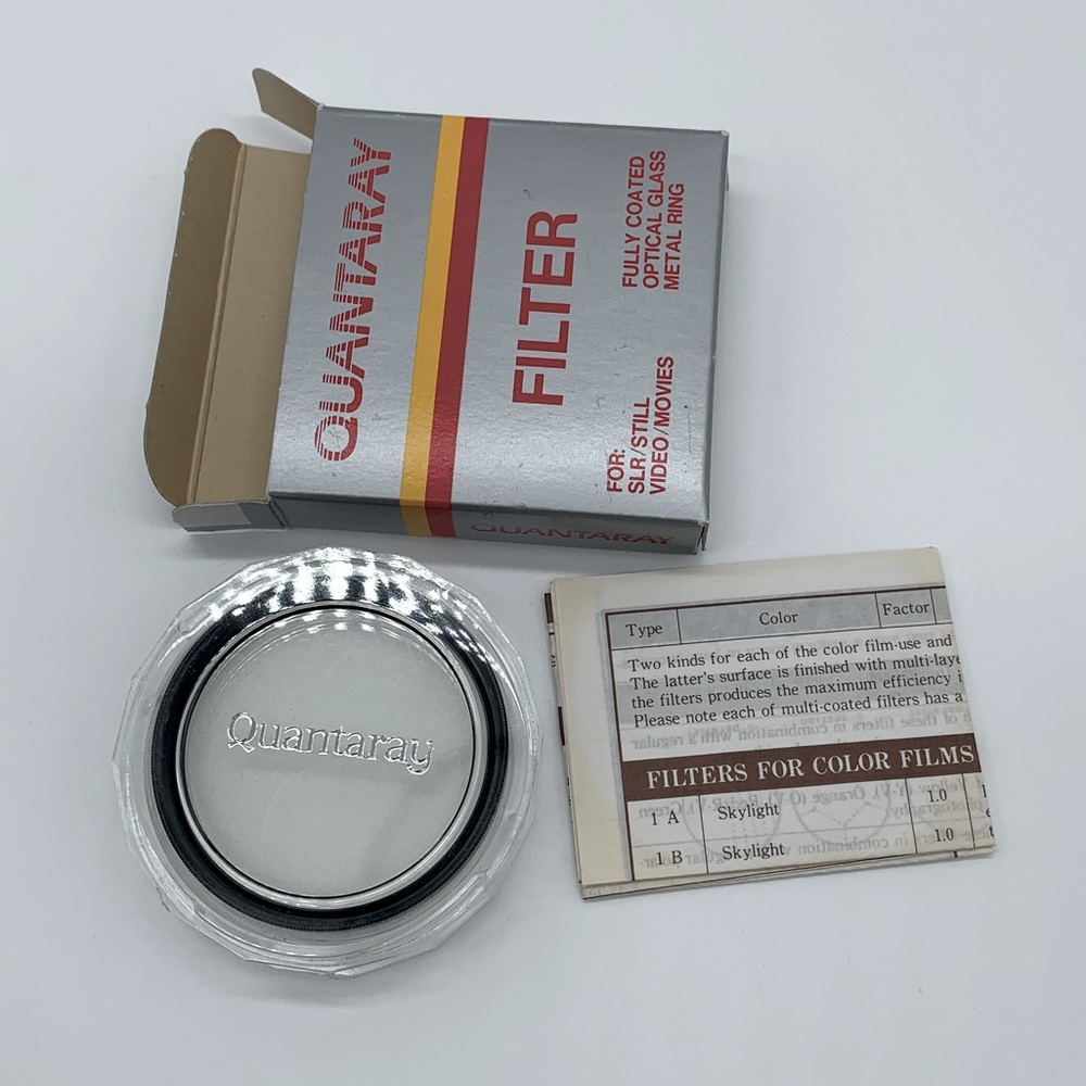 Quantaray Filter Close Up Lens 52mm (24-166-5512) 6X Cross, NOS, HTF